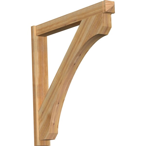 Ekena Millwork Legacy Arts & Crafts Rough Sawn Outlooker, Western Red Cedar, 6"W x 46"D x 46"H OUT06X46X46LEC03RWR - main